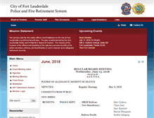 Tablet Screenshot of ftlaudpfpension.com